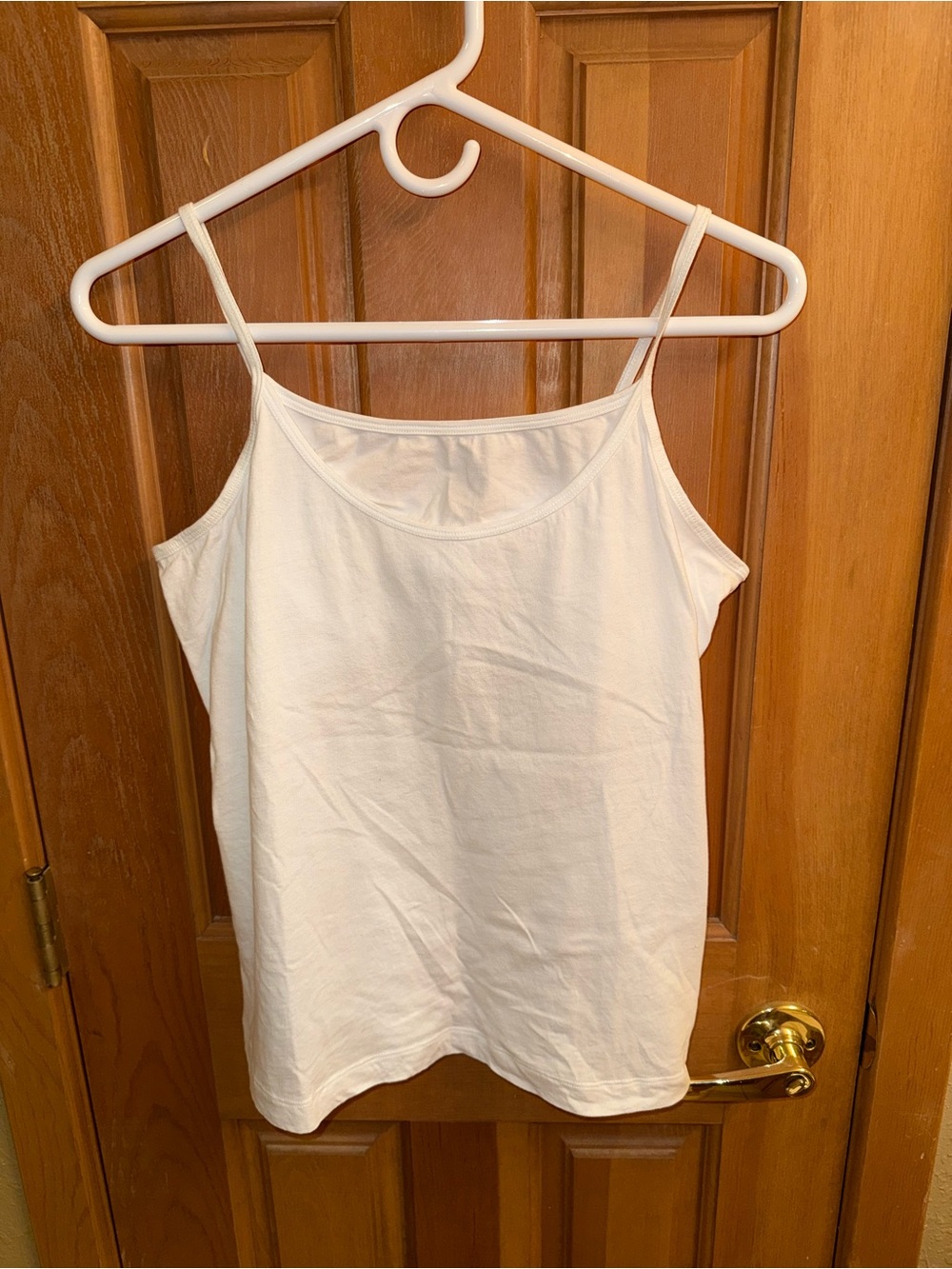 Nautica White Women's Cotton Camisole Tank
